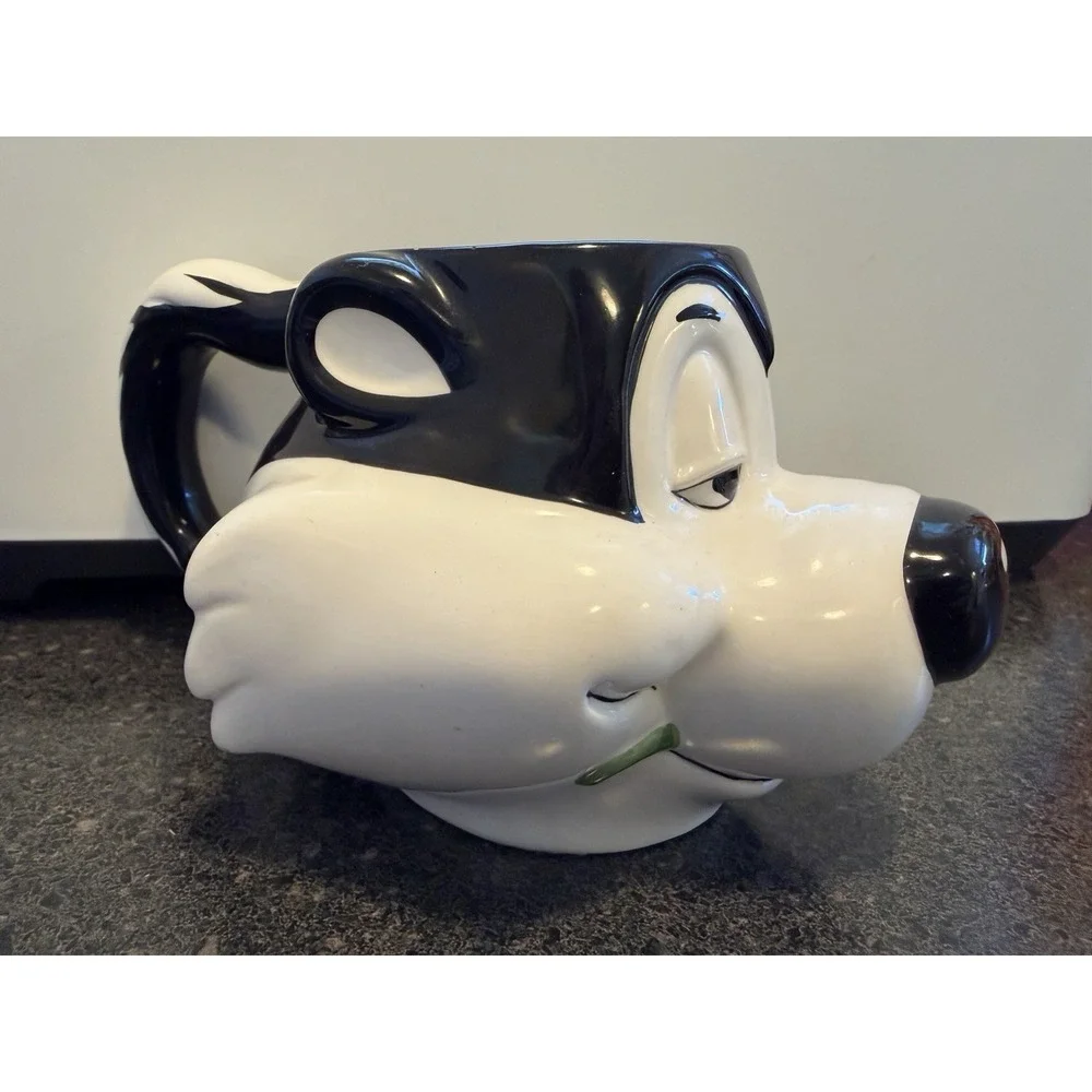 Pepe le Pew Warner Brothers 1993 Looney Tunes Whimsy‎ Core Mug Vintage 90's